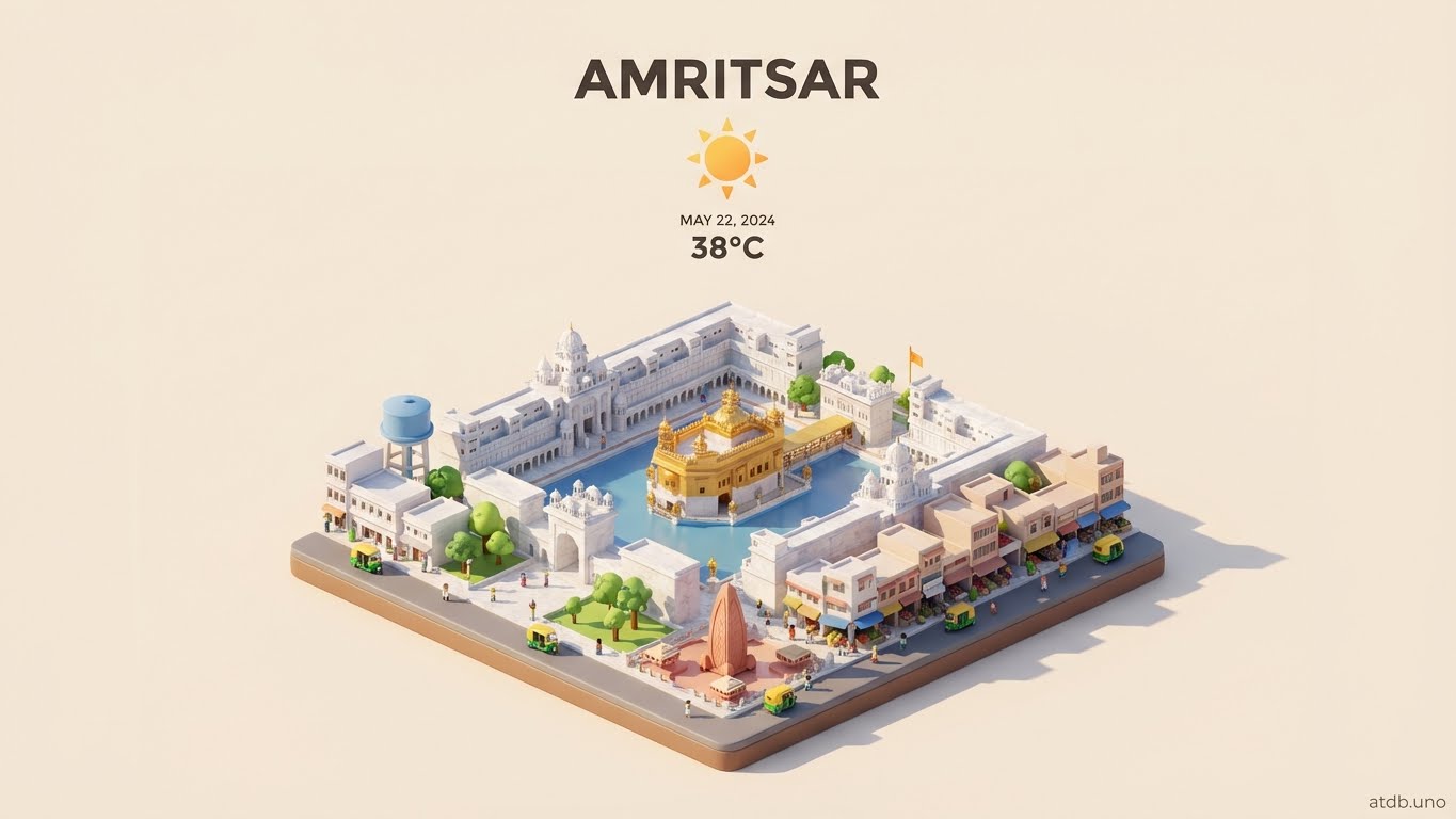 Dynamic Isometric Cityscape Weather Display